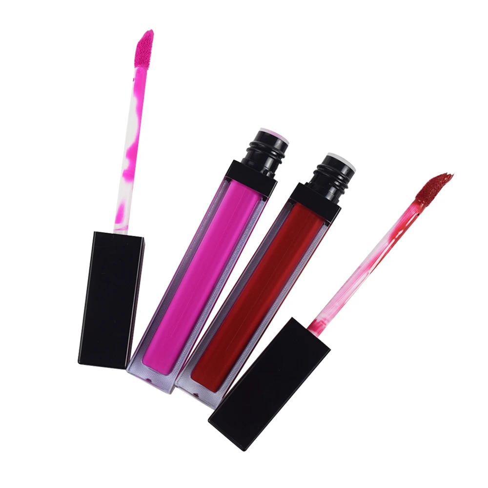 Оптовая продажа частная этикетка матовая цветная жидкая помада химический ингредиент для макияжа 27 цветов