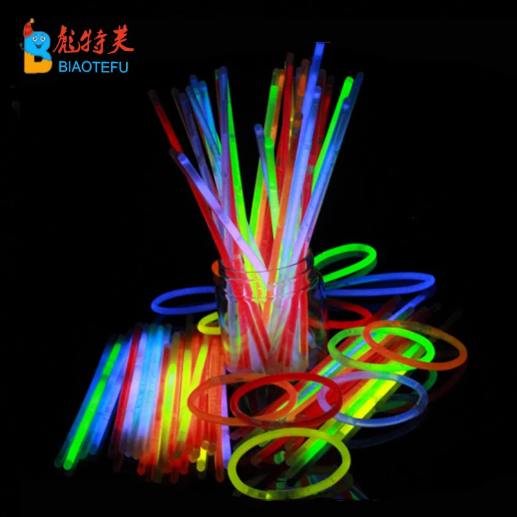 chemical liquids disposable glow stick for party