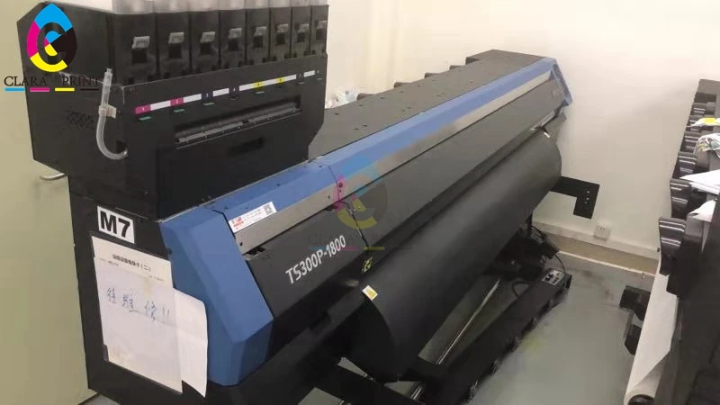 Used Mimaki TS300P-1800 Sublimation Printer with 4 pcs printhead use sb420/sb411 ink
