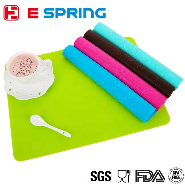 Reusable Customized Silicone Baking Pastry Mat Cooking Sheet Fondant Mat Dish Mat