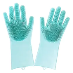 Magic Dish Washing  Kitchen Silicone  Cleaning Brush Scrubber