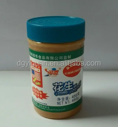 Гладкий арахисовое масло с бутылкой