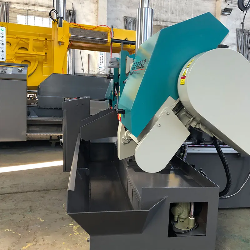 GZ4232 Fully Automatic Steel Cutting Machine Fast Bar Tube Square Pipe Metal Cutting Horizontal Band Sawing Machine