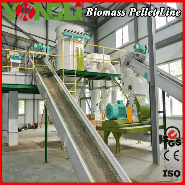 Wood Biomass Pellet Making Line/Alfalfa Pellet Press Machine