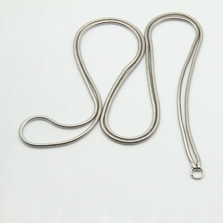 Leather Bag Silver Snake Chain Clutch Bag Accessories Ladies Handbag Parts Hardwear Wholesale