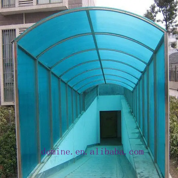 Прозрачный поликарбонатный твердый лист для каркаса и гаража