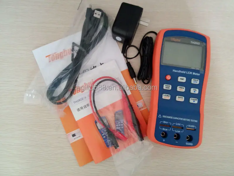 Handheld LCR Meter Inductance Capacitance Resistance LCR QZD ESR DEG Tester 1KHz USB TH2822