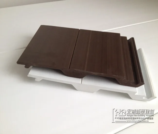 UV Protected pvc wall panels with ASA Coextrusion price pvc wall panel