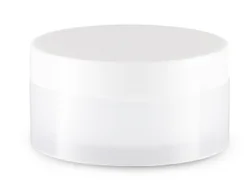 3 г 5 г 10 г 30 г 50 г 100 г круглая прозрачная/белая пластиковая банка косметическая упаковка банка вогнутый крем банка для макияжа