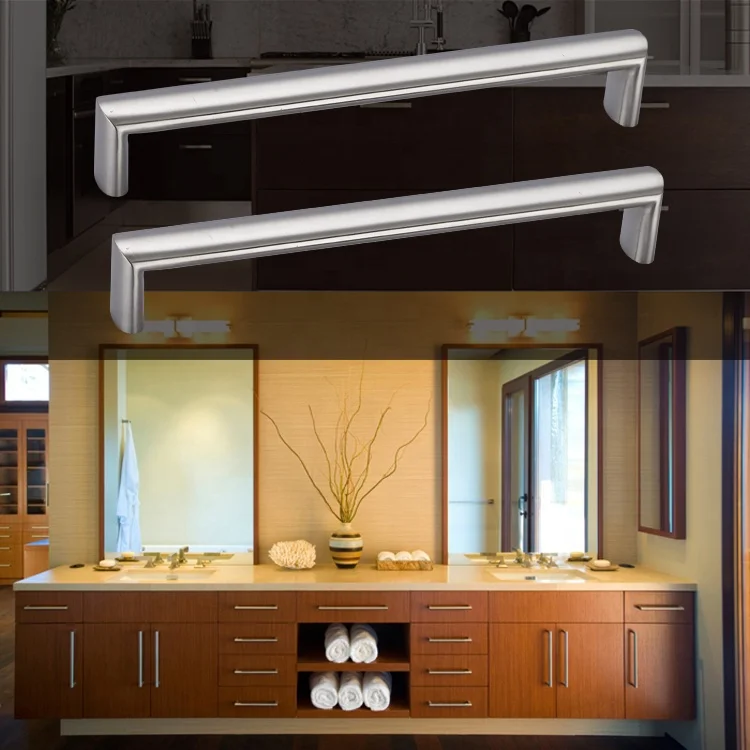 Cupboard Cabinet Drawer T Bar Bedroom Furniture pull Stainless Steel Handle for cabinet