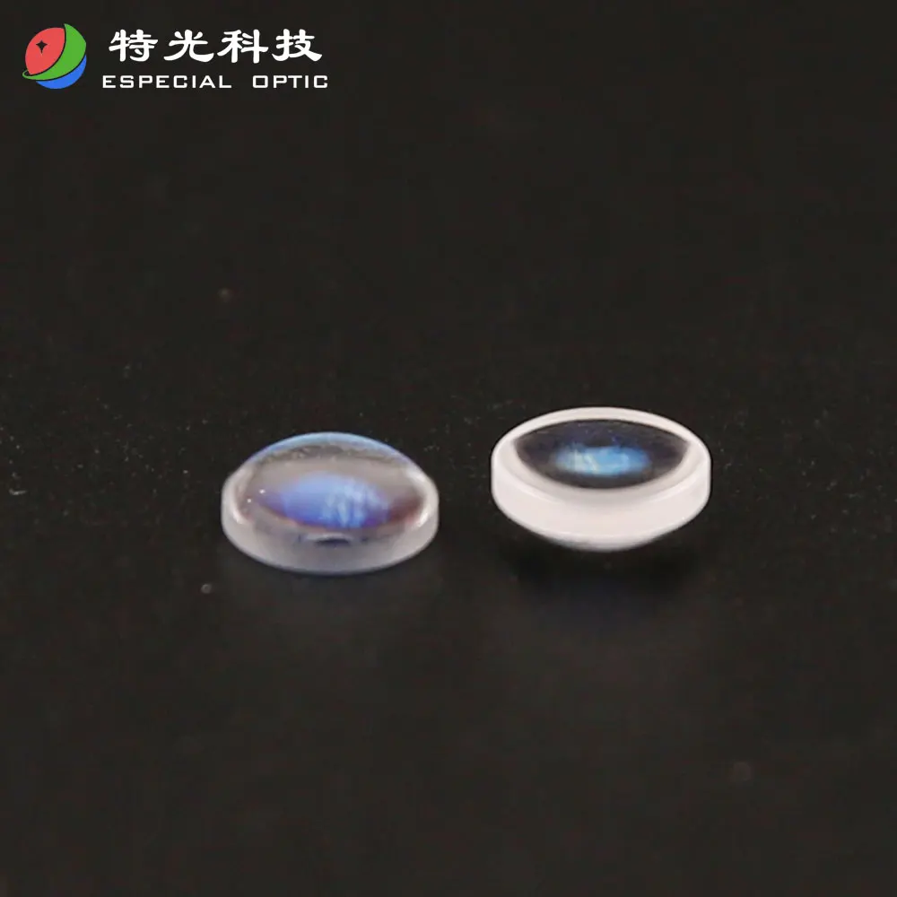 Factory Offer Uncoated 6mm, 8mm, 9mm, 10mm, 12.7mm, 20mm, 25mm, 25.4mm  BK7/K9 Plano Convex Lenses