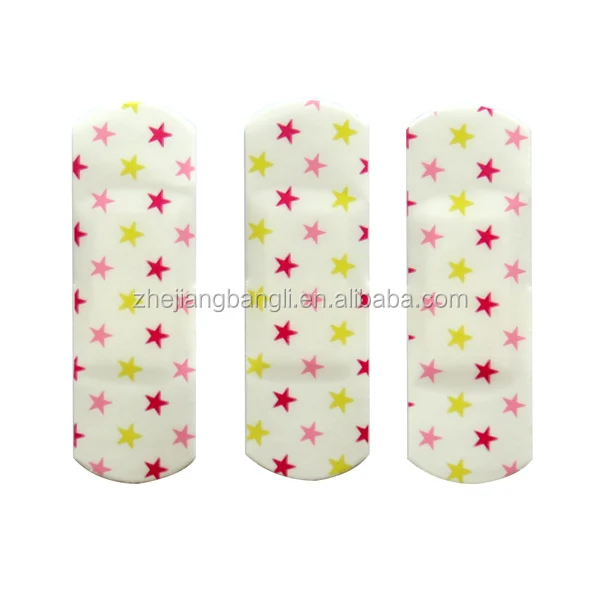 
56x19mm Waterproof Kids Outdoor First Aid Adhesive Bandage Printed Bandaid 