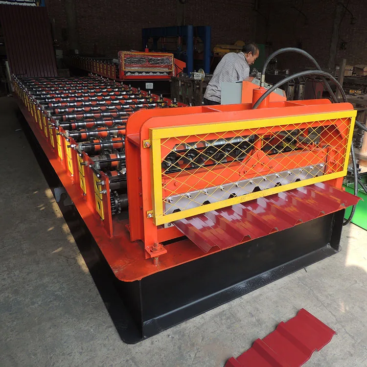 High Quality High Speed Zinc Profiled Sheet Making Metal Roll Forming Machine