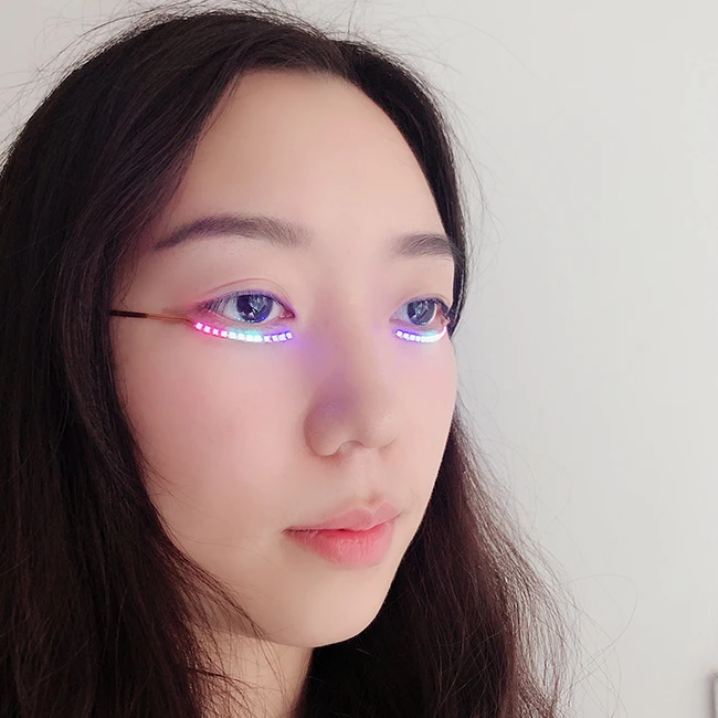 Hot Party Supply Luminous Led Flashing Lashes/ Led Eyelashes