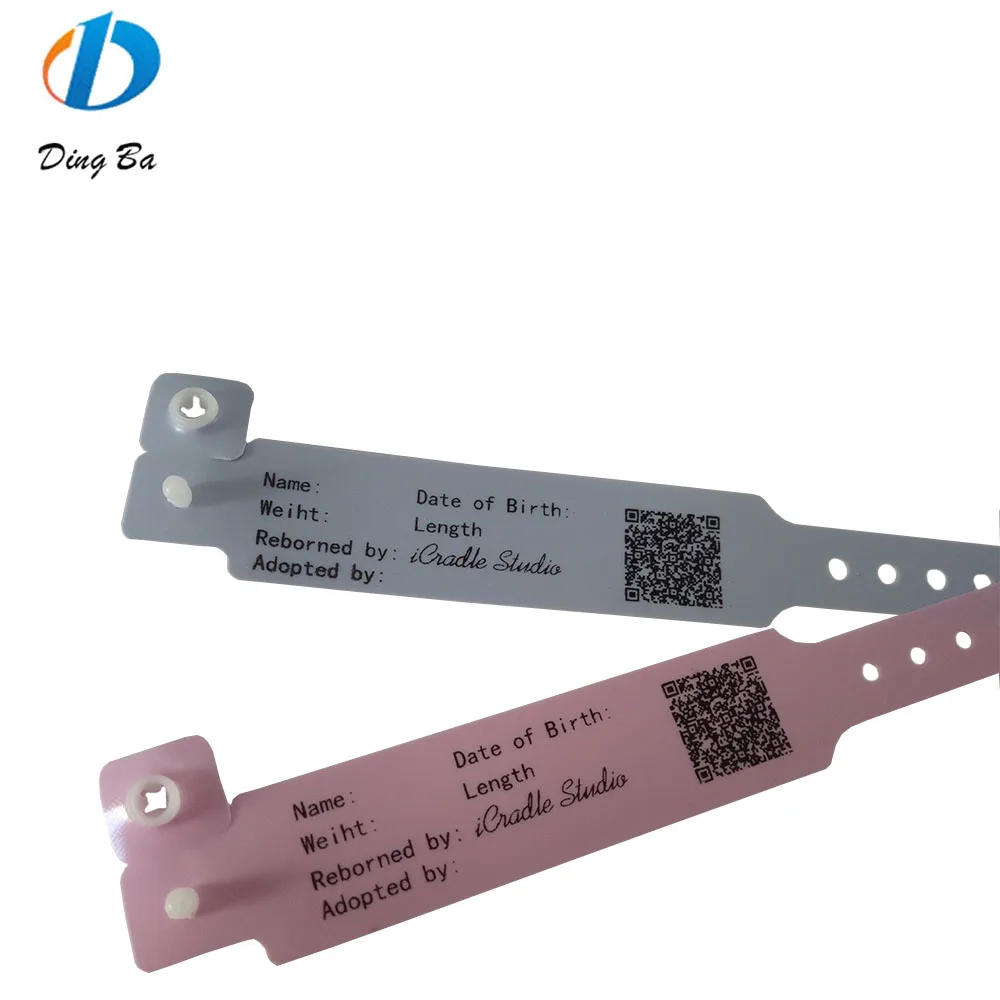 
Cheap Manufactural Eco-friendly The Barcode ID Bracelet Customised PVC Wristband Soft Vinyl Factory Disposable BANGLES Plastic 