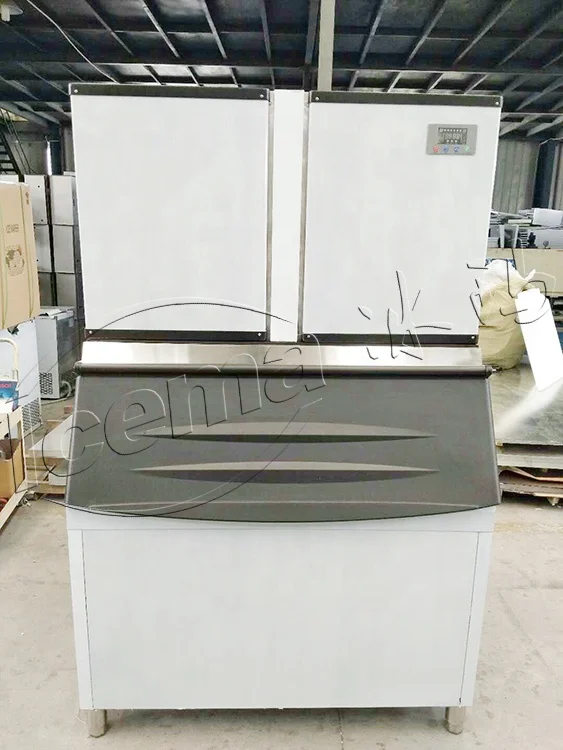 Машина для производства кубиков на 1 тонну/льдогенератор кубиков на 1 тонну, используемый на заводе по производству льда