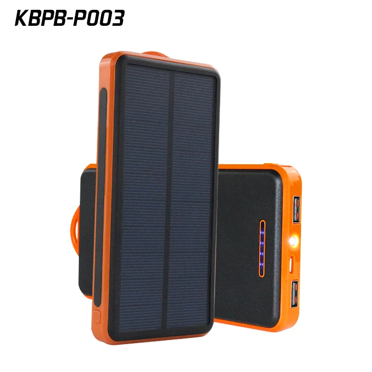 High Capacity Solar Power Bank 20000Mah For Outdoor Activities New Products