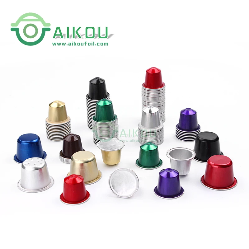 15 мл одноразовая алюминиевая фольга пустая с термогерметичной крышкой печать Красочный Логотип Кофейная капсула