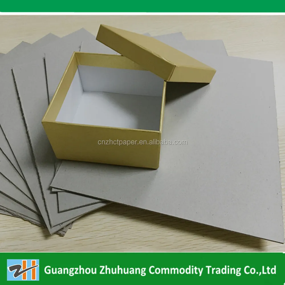 1mm,1.5mm,2mm,3mm mixed pulp laminated grey board/grey cardboard/grey chip board roll&sheet manufacturer