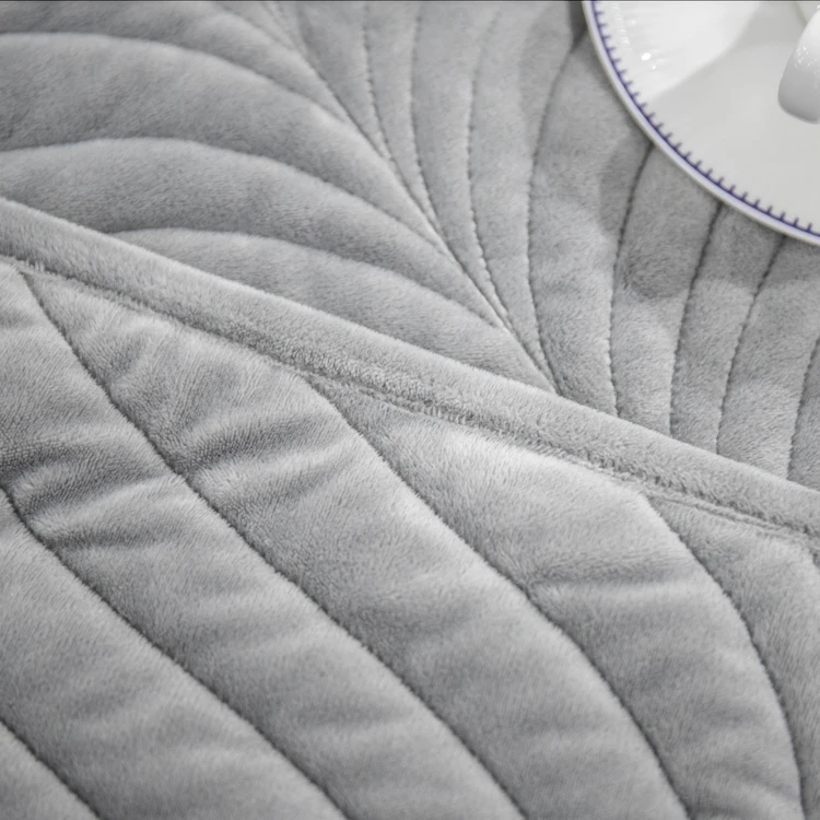 Solid Grey king Size Lightweight Washed Quilt Set Coverlet Bed Comforter Bedding Bed Sheets Sets