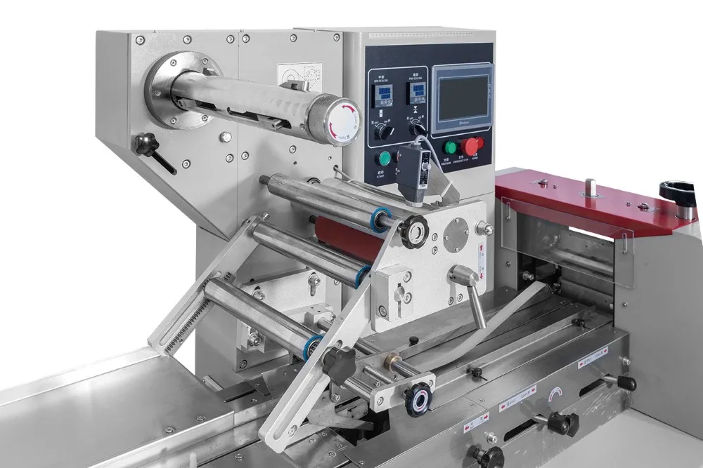 Automatic Burger Breakfast Bread Flowpack flow Packing Machine