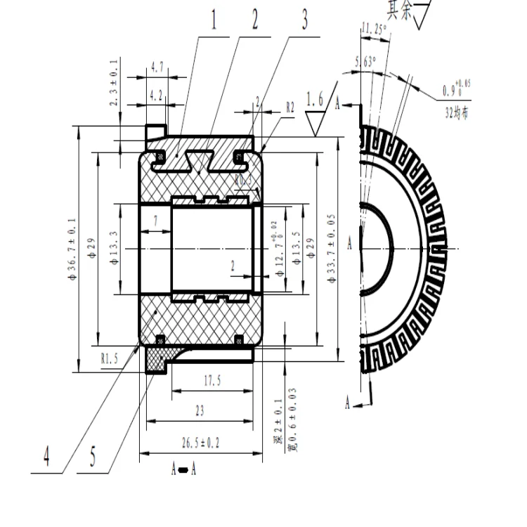 32 сегмента 37 мм * 13 мм * 24,5 мм, продажа с завода, соединительный элемент лучшего качества для угловой шлифовальной машины