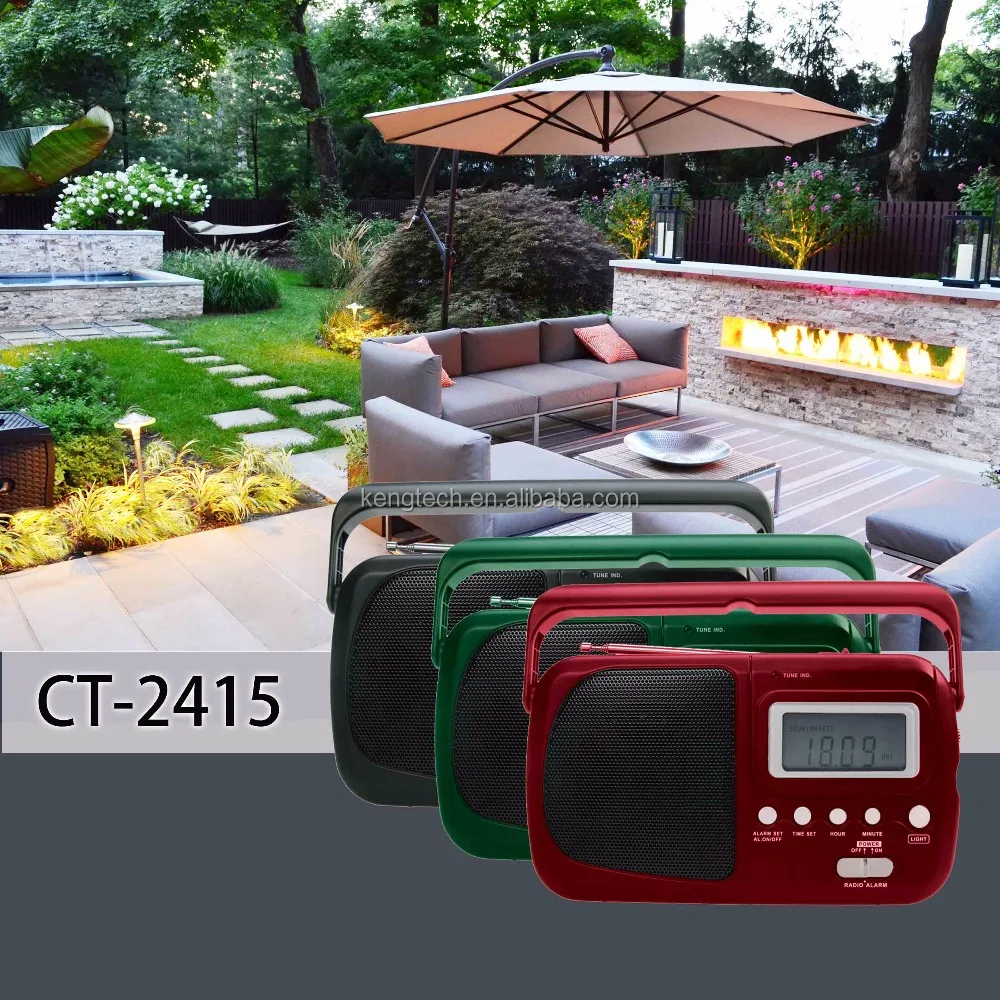 CT-2415 Portable AM FM Radio with Digital Clock Best Sale cheap price manufacturer