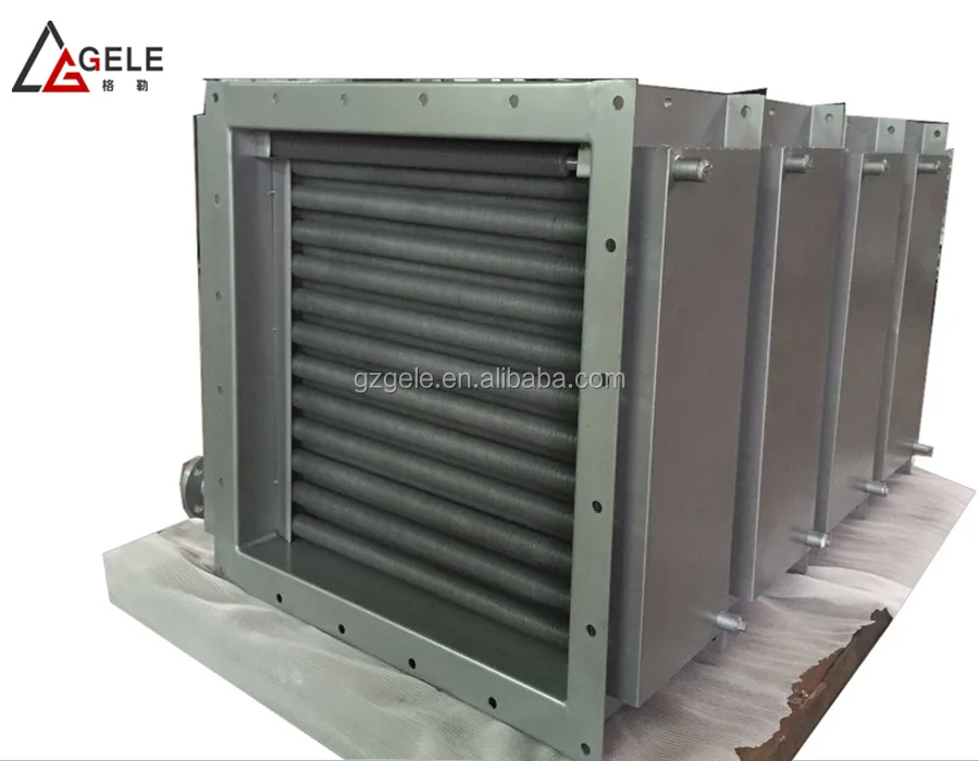 Stainless steel Coiled tube Plate-fin Steam Heat Exchanger for Rotogravure Printing Machines