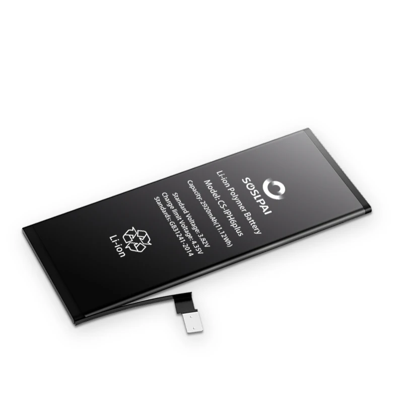 
Soslpai original mobile phone battery 2920mAh(11.12Wh) long life battery for iphone 6 plus 