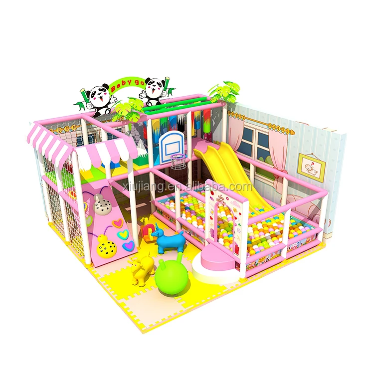 Soft amusement park indoor equipment adventure games for kids