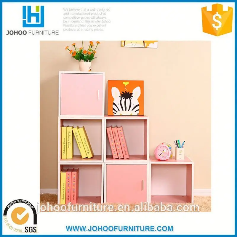 
Красочные дети кабинет мебель меламина доска DIY детские игрушки шкаф для дома 