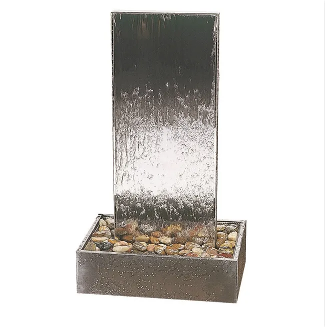 indoor water wall stainless steel fountain garden waterfall SEG0621