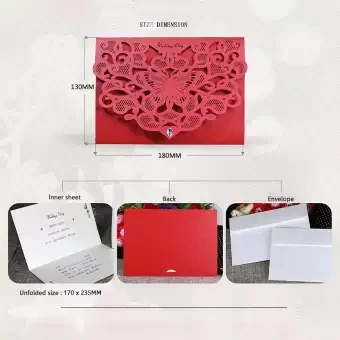 wholesale elegant luxury wedding invitation cards