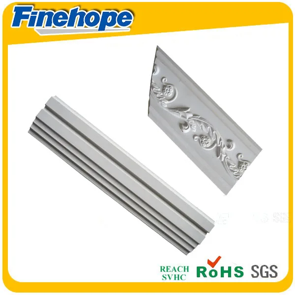 PU Polyurethane Decorative Architectural Mouldings of Ceiling Cornice Cornice Plaster Decoration Decorative Line Ceiling Trim