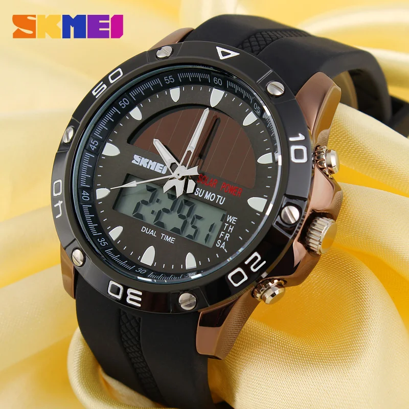 fashion teenage watches solar powered digital watch for fancy man 1064