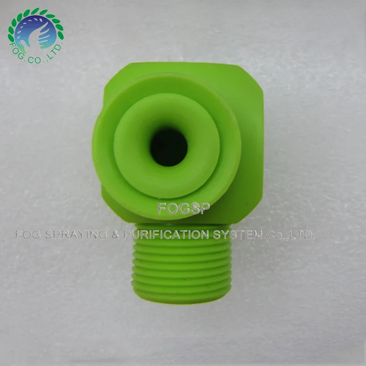 Cooling Tower PVC Plastic Nozzles , Gun Type Spray Nozzle