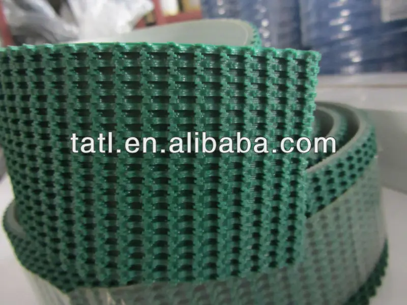 травы пвх конвейера зеленый резиновый пояс