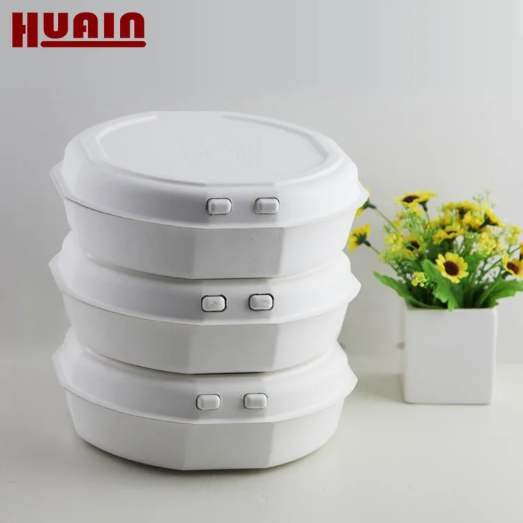 Disposable Takeaway Bagasse Compostable Tableware Food Packaging Sugarcane Biodegradable Bento Box Clamshell Container