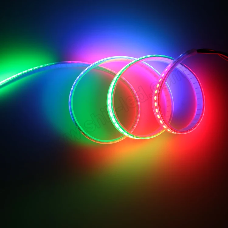 5V Addressable Programmable Digital Rgb Pixel Led Strip APA102C 144 Leds/m Waterproof Outdoor