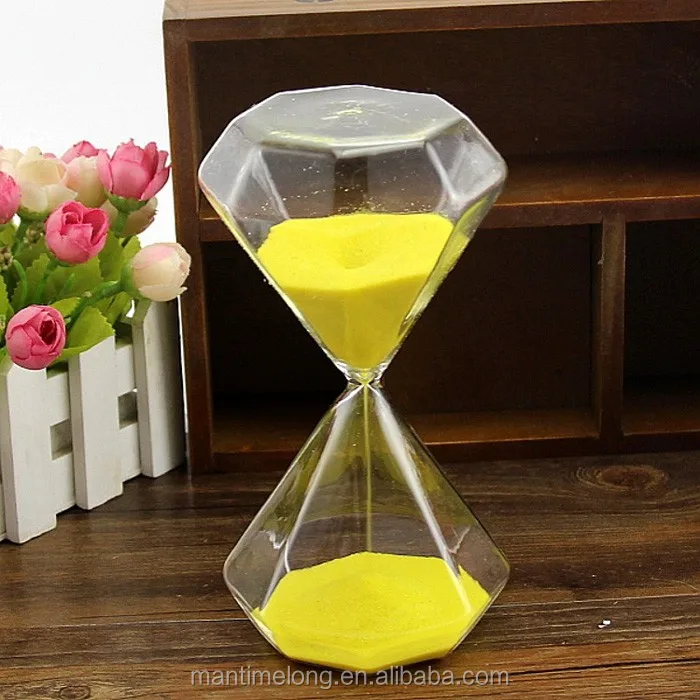Diamond Hourglass Timer 15 Minutes Hourglass/Creative Hourglass Art clock