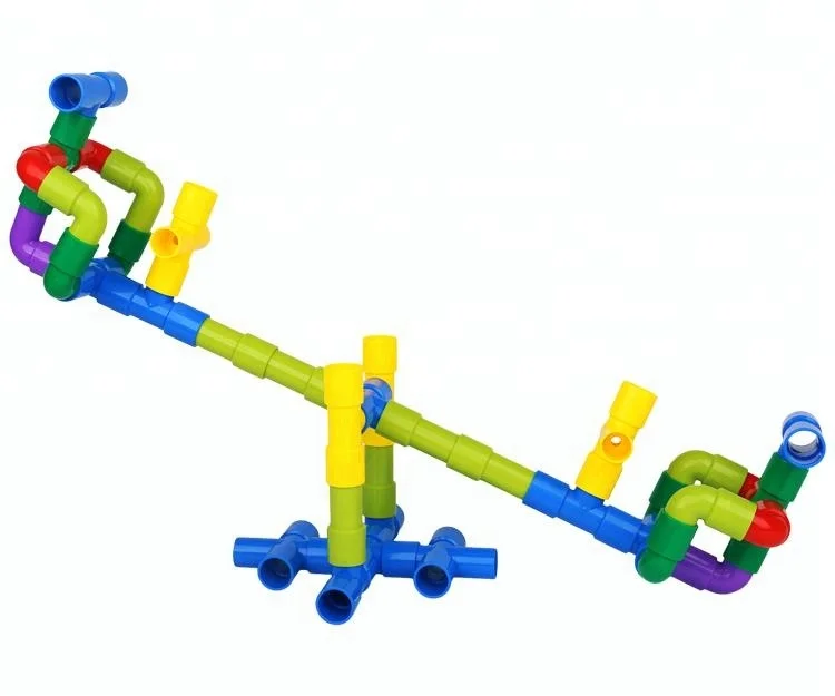 
New novelty DIY puzzle blocks educational pipe building block toys for Children 