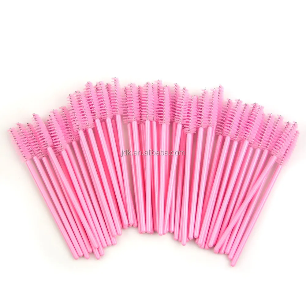50 pcs/pack  disposable eyelash brush mascara applicator wand brush eyelash comb brushes cosmetic makeup tool