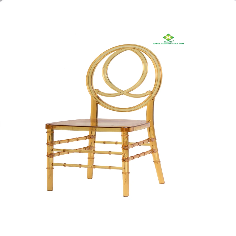 Transparent Clear Crystal PC  Plastic  Wood Chiavari Wedding   Phoenix Chair