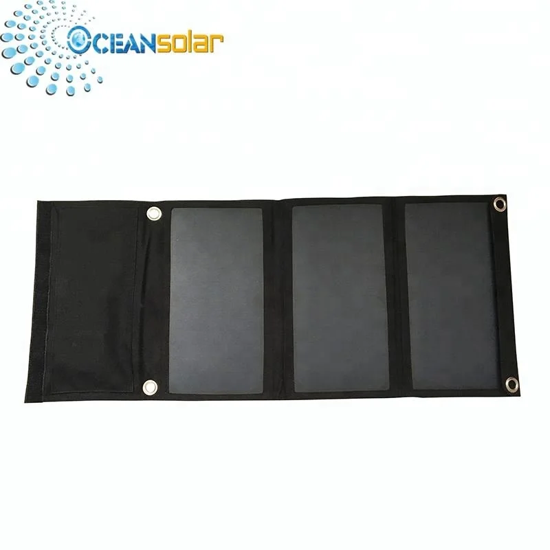 
21w Foldable solar panel charger siding battery 