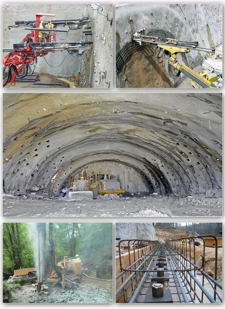 Multi Function T40-16 full thread T40 self drilling hollow anchor bar / anchor bolt / anchor rod for mine tunnel roof support