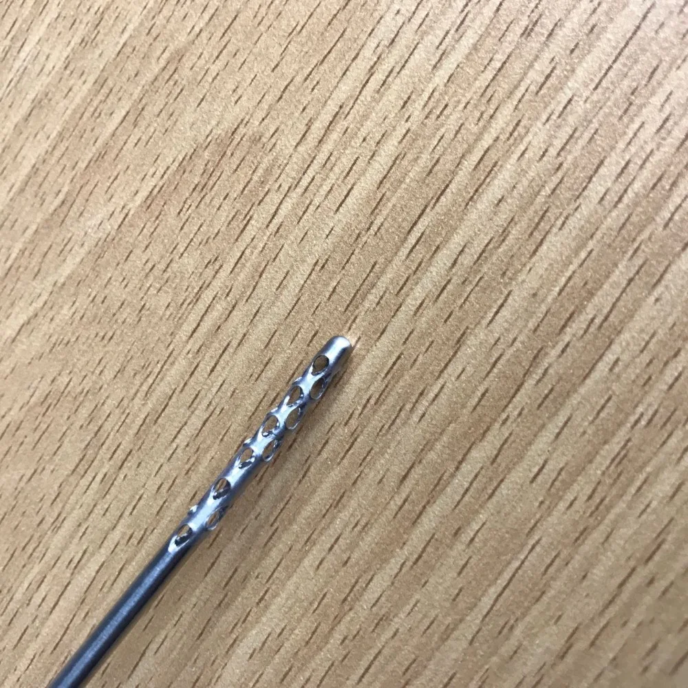 Tonnard tip fat harvest 30 hole fat grafting cannula for liposuction