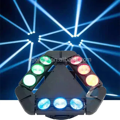 9*12W Rotation Beam Moving Head disco KTV led spider  stage lighting