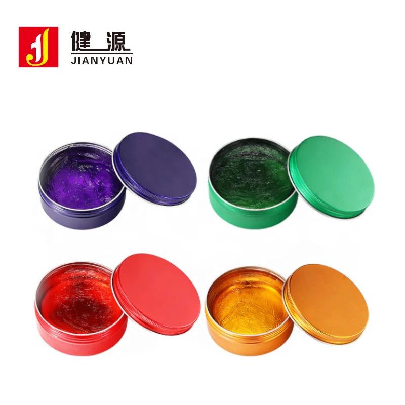 Wholesale Premium Temporary Hair dye Growth Pomade Coconut Cream Water Based Hair Wax with Private Label Styling Product