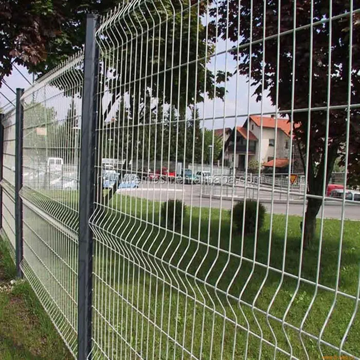 solar power station galvanized pvc coated wire fence protection welded fence garden wire fence