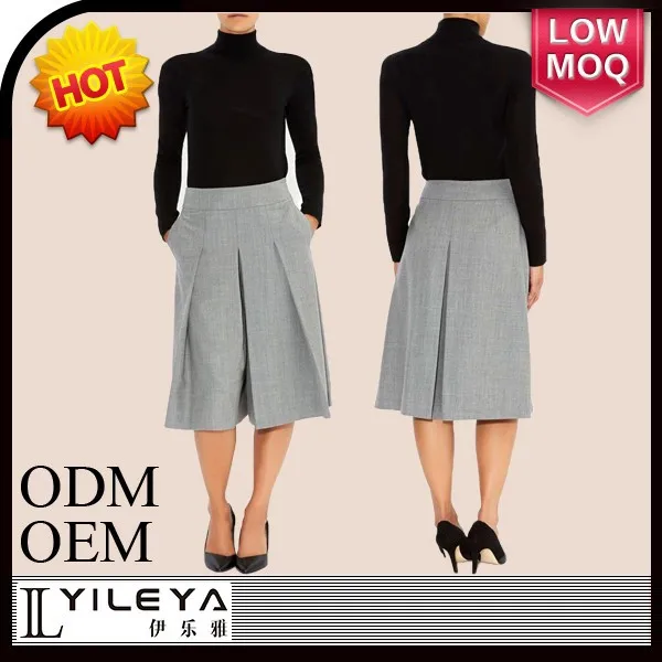 высокая мода уникальный юбки модели плиссированные брюки новый стиль для женщин